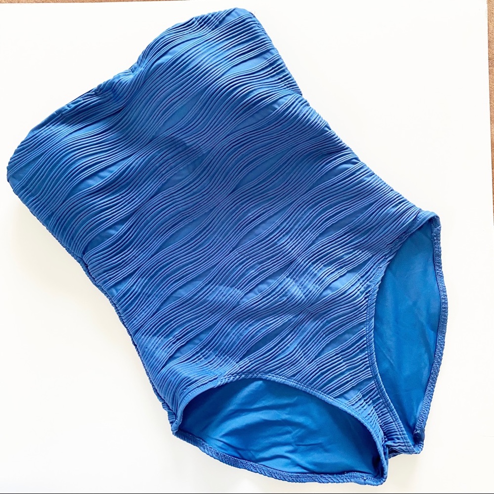Anne Cole Strapless One Piece Bathing Suit